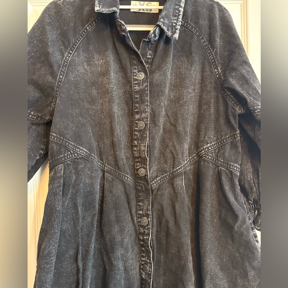 🌮We The Free Sammi Denim Mini Dress, XS - Picture 3 of 8